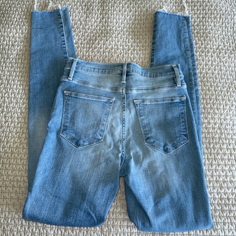 Frame Le High Light Blue Skinny Jean - Picture 3 of 6